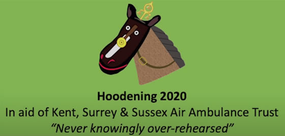 Hoodening 2020 title screen